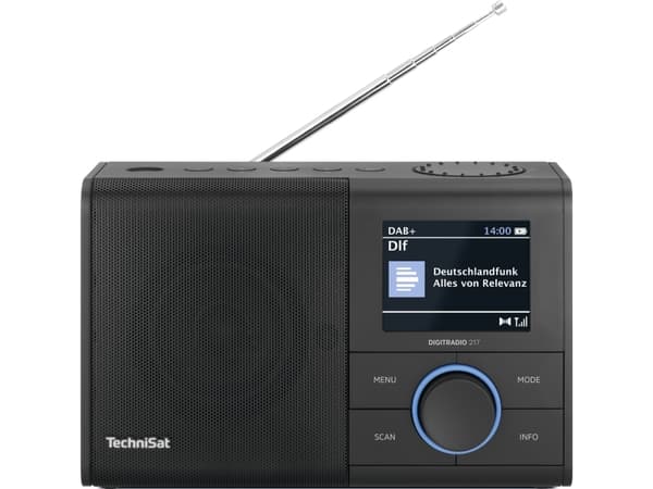 TechniSat DIGITRADIO 217, Portable, Analog & digital, DAB+, FM, VHF, 87.5 - 108 MHz, 174 - 240 MHz, PLL