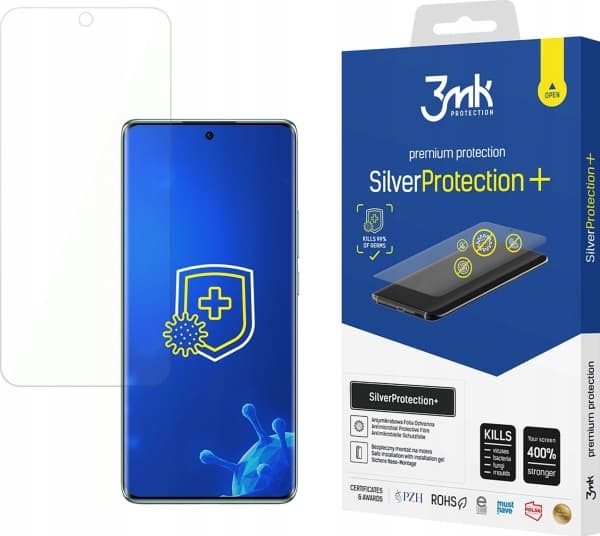 3MK SilverProtect+ Wet-Mount Anti-Microbial Film for Oppo Reno 12 Pro