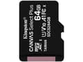 Miniatyrbild 1 av 2: Kingston Technology Canvas Select Plus, 64 GB, MicroSDXC, Klass 10, UHS-I, 100 MB/s, Class 1 (U1)