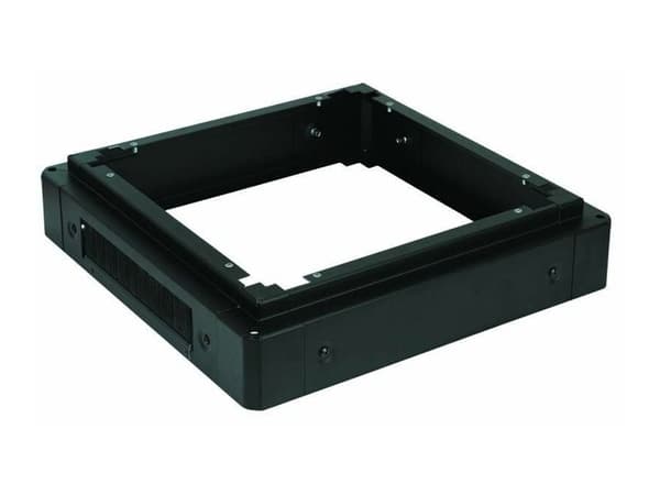 Lanview by Logon - Rack-sokkel - w=800, d=800, h=100 mm - svart, RAL 9005 - 19"
