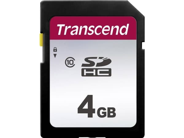 Transcend SDHC 300S 4GB, 4 GB, SDHC, Klasse 10, NAND, 20 MB/s, 10 MB/s