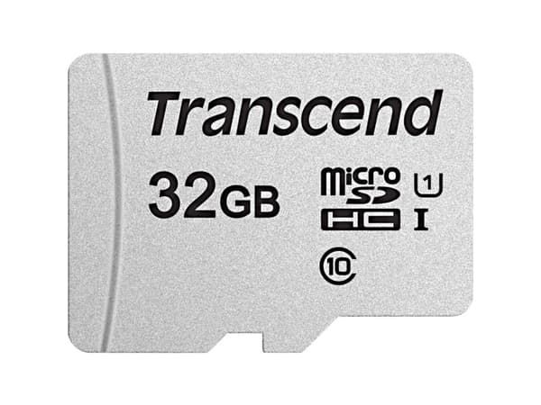 Transcend 300S, 32 GB, MicroSDHC, Klasse 10, NAND, 95 MB/s, 25 MB/s