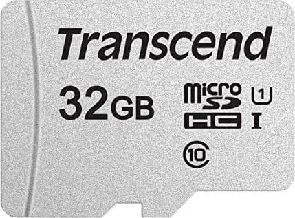 Transcend 300S, 32 GB, MicroSDHC, Klasse 10, NAND, 95 MB/s, 25 MB/s