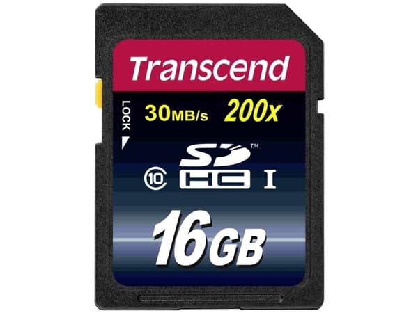 Transcend - Flashminnekort - 16 GB - Class 10 - SDHC