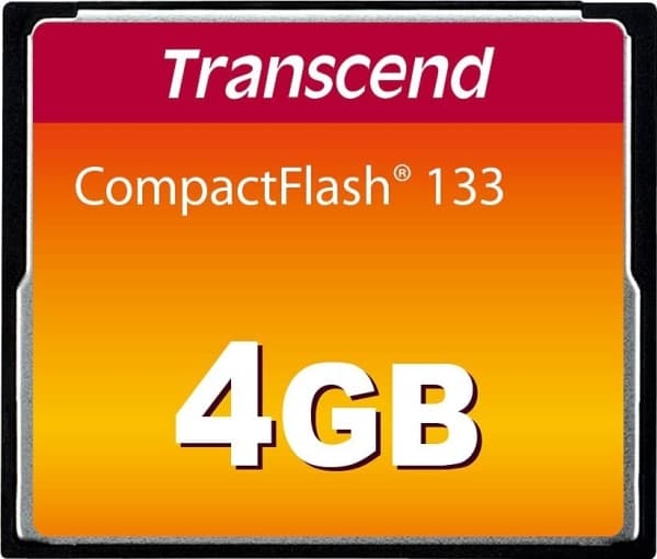 MEMORY COMPACT FLASH 4GB SLC TS4GCF133 TRANSCEND