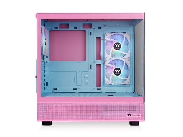 Thermaltake View 270 Plus TG, Midi Tower, PC, Rosa, ATX, EATX, Micro ATX, Mini-ITX, SPCC, Herdet glass, Spilling
