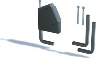 Bachmann BACHMANN DESK monteringsbrakett for benkeplater 50 til 80 mm tykke