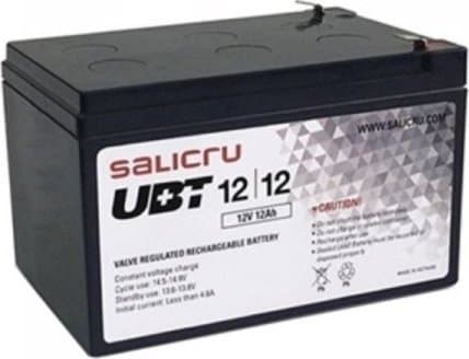 Salicru 013BS000003, Forseglet blysyre (VRLA), 12 V, 1 stykker, Sort, 12 Ah, 5 år