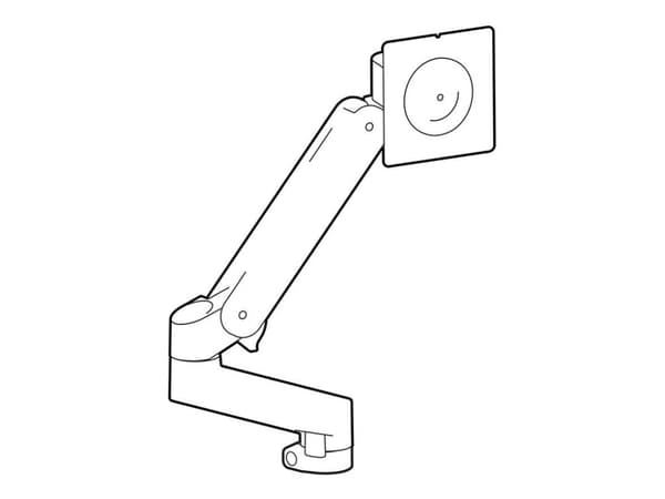 Ergotron LX Pro - Monteringssett (skjermarm, utvidelse, skjermpivot, stangkrave, tilbehørsfastvare) - Konstant kraftteknologi - for flatpanel - expan