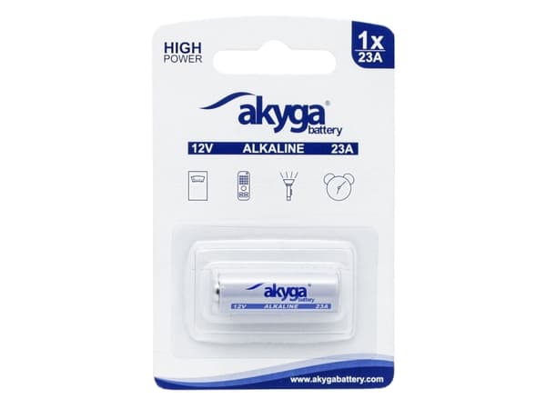 Akyga - Batteri - 12V 23A - Alkalisk - 48 mAh