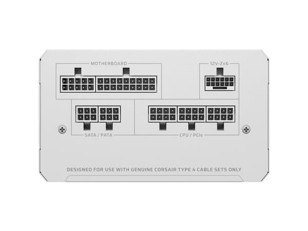 Corsair RM850e (2025), 850 Watt, ATX 3.1, PCIe 5.1, Cybenetics GOLD - White