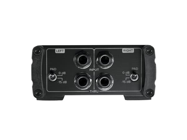 Mackie MDB-2P, Passiv direktbox, Basgitarr, Digitalt piano, Gitarr, Synthesizer, Svart, 20 - 20000 hz, 140000 O, 400 O