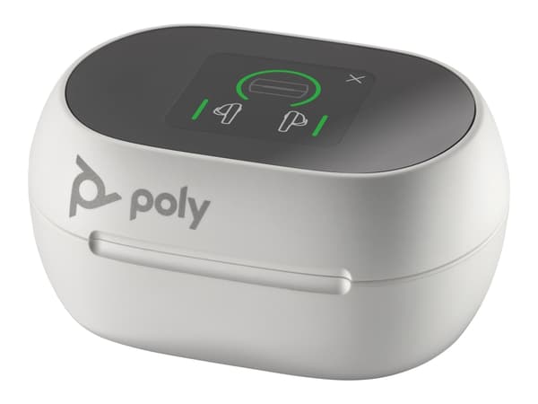 Poly - Laddningsfodral - peskärm - vit