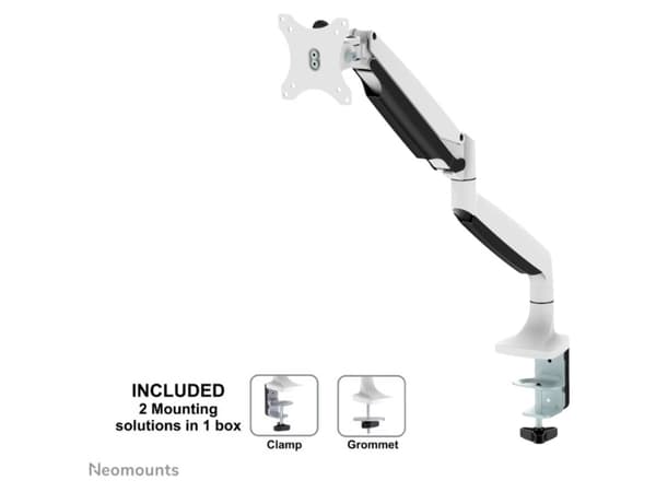 MONITOR ACC DESK MOUNT 10-32" NM-D750WHITE NEOMOUNTS