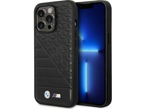 BMW Etui BMW BMHCP14X22PMGK Apple iPhone 14 Pro Max czarny/black Bi Pattern