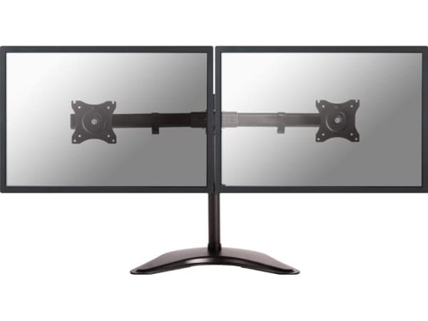 Neomounts NM-D335DBLACK, Klemme/frittstående/gjennomføring, 25,4 cm (10"), 68,6 cm (27"), 100 x 100 mm, Høydejustering, Sort Sort