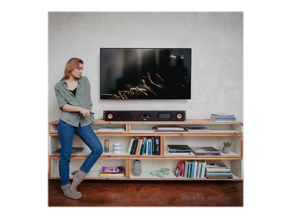 Teufel Cinebar Ultima - Lydplanke - 4.2-kanal - trådløs - Bluetooth - 380 watt - toveis - svart