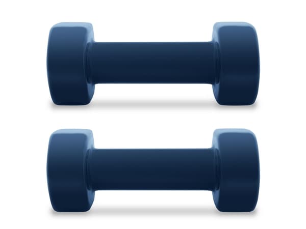 Spokey vinylhantlar 2 x 3 kg Spokey SHAPE