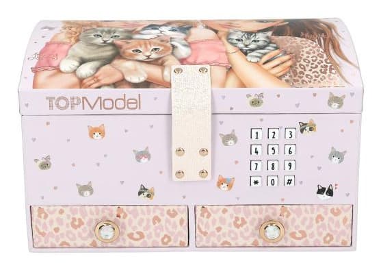 Depesche TOPModel Cat, Smyckeskrin, Rosa, Katt, 200 mm, 157 mm, 125 mm