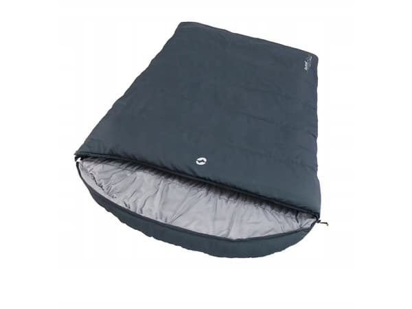 Outwell Campion Lux Double Left-Zipper Sleeping Bag for Couples, Pilkas | Outwell