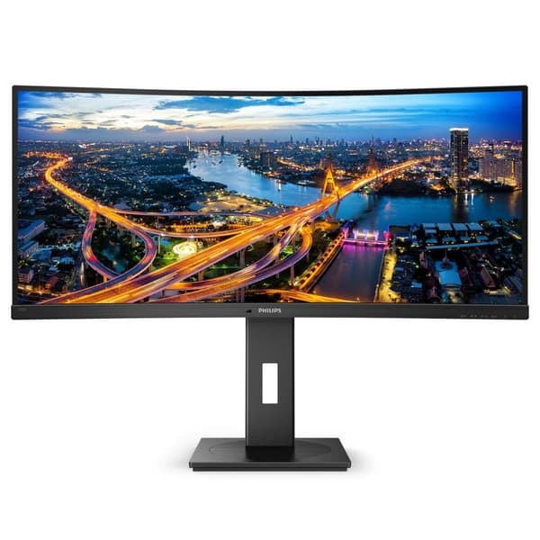 Philips B Line 346B1C/00 platta pc-skärmar 86,4 cm (34") 3440 x 1440 pixlar Quad HD LCD Svart