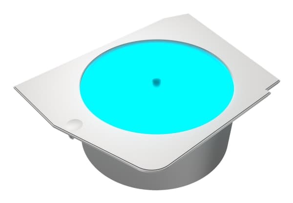 COUGAR Gaming FV270, Full Tower, A-RGB-platta, Vit, Blå, 1 kg, 5 V