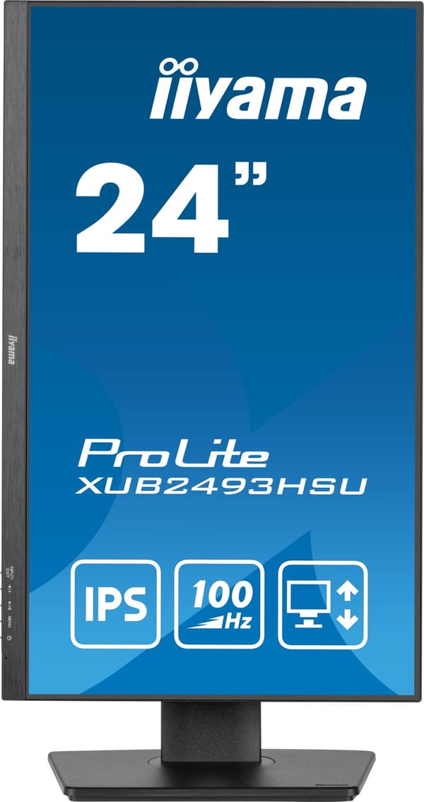 iiyama XUB2493HSU-B7 platta pc-skärmar 60,5 cm (23.8") 1920 x 1080 pixlar Full HD LED Svart