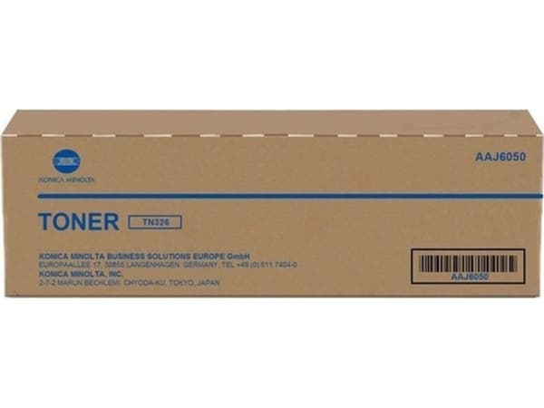 Konica Minolta TN-326, 25000 sider, Sort, 1 stykker