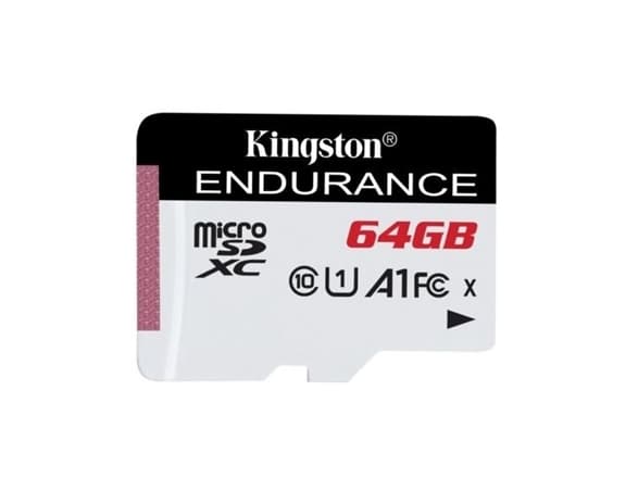 Kingston High Endurance - Flashminnekort - 64 GB - A1 / UHS-I U1 / Class10 - microSDXC UHS-I