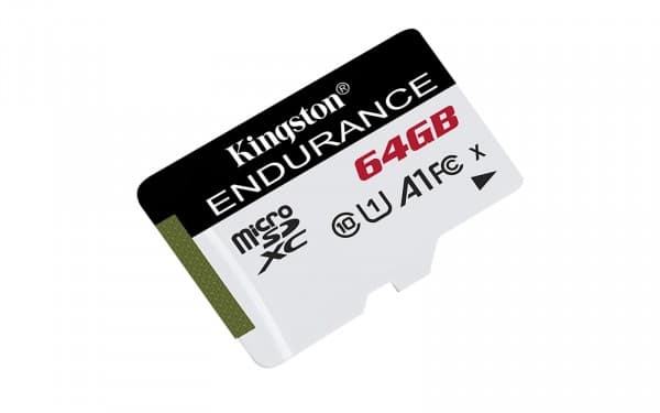 Kingston High Endurance - Flashminnekort - 64 GB - A1 / UHS-I U1 / Class10 - microSDXC UHS-I