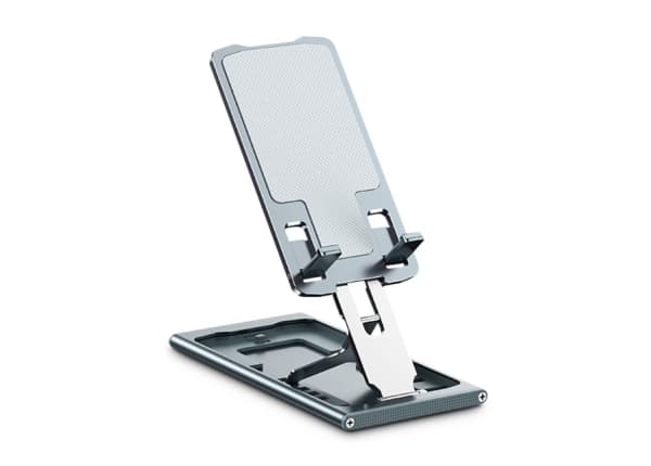 Inter-Tech MTS-105 - Ställ för mobiltelefon, surfplatta - 12" - Titan gray