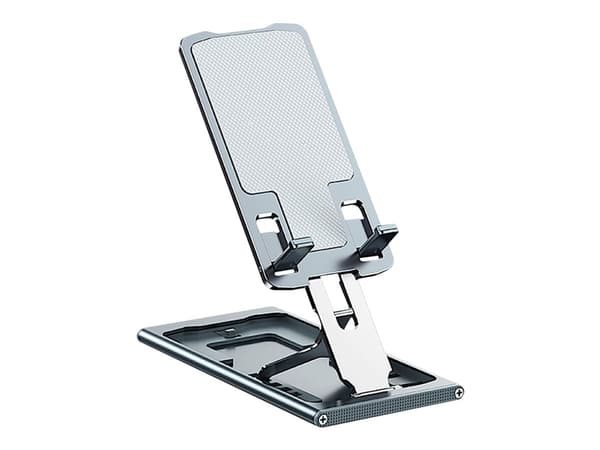 Inter-Tech MTS-105 - Ställ för mobiltelefon, surfplatta - 12" - Titan gray Grå