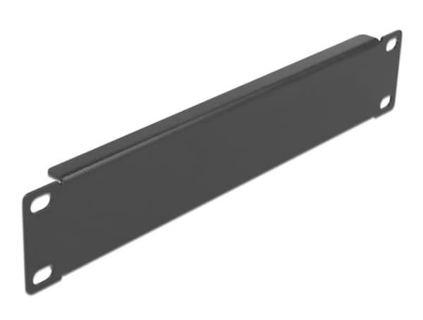 Delock - Blindpanel till rack - svart - 1U - 10"
