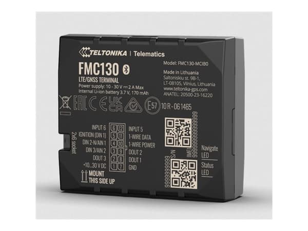 Teltonika FMC130 - GPS/GLONASS/GALILEO/BeiDou/QZSS-sporingsenhet - 128 MB