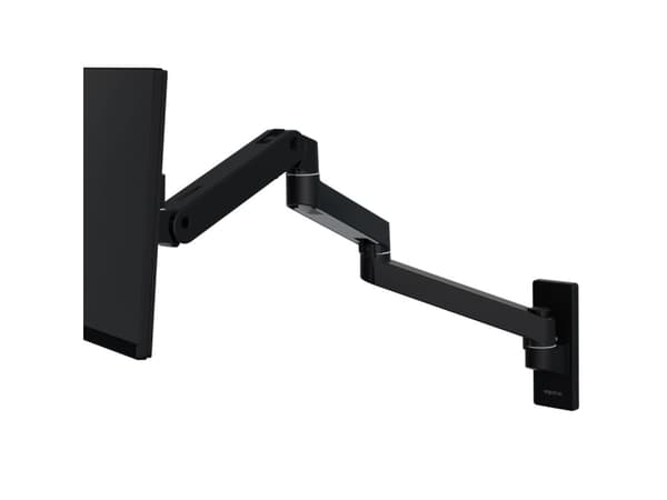 Ergotron LX Pro - Monteringskomponent (9-tums förlängningsarm) - aluminium - svart - bildskärmsarm, kan monteras i tangentbordsfack - för P/N: 45-683