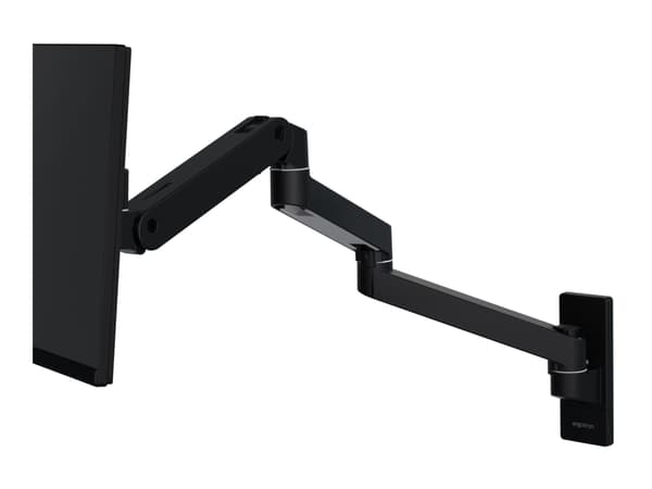 Ergotron LX Pro - Monteringskomponent (9-tums förlängningsarm) - aluminium - svart - bildskärmsarm, kan monteras i tangentbordsfack - för P/N: 45-683