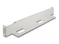 Miniatyrbild 3 av 5: Delock - Rackfästen - adjustable length 368-600 mm - sidan - grå - 1U - 19" (paket om 2)