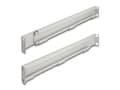 Miniatyrbild 2 av 5: Delock - Rackfästen - adjustable length 368-600 mm - sidan - grå - 1U - 19" (paket om 2)