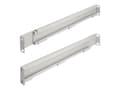 Miniatyrbild 1 av 5: Delock - Rackfästen - adjustable length 368-600 mm - sidan - grå - 1U - 19" (paket om 2)