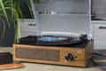 Miniatyrbilde 5 av 5: Technaxx TX-186, Beltedrevet platespiller, Sort, Tre, V-belte, 33,45,78 RPM, 33,45,78 RPM, 10 m