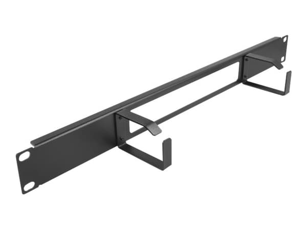 DeLOCK 66655, Kabelbakkepanel, Sort, Metall, 1U, 48,3 cm (19"), 77,5 mm