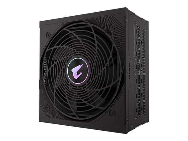 GIGABYTE AORUS ELITE P1000W, 1000 W, 100 - 240 V, 50/60 Hz, 15 - 6,5 A, Aktiv, 125 W Sort