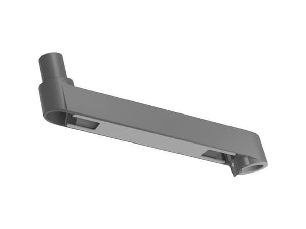 Ergotron LX Pro - Monteringskomponent (9"-forlengelsesarm) - aluminium - mørk grå - monitorarm, kan monteres på tastaturbrett