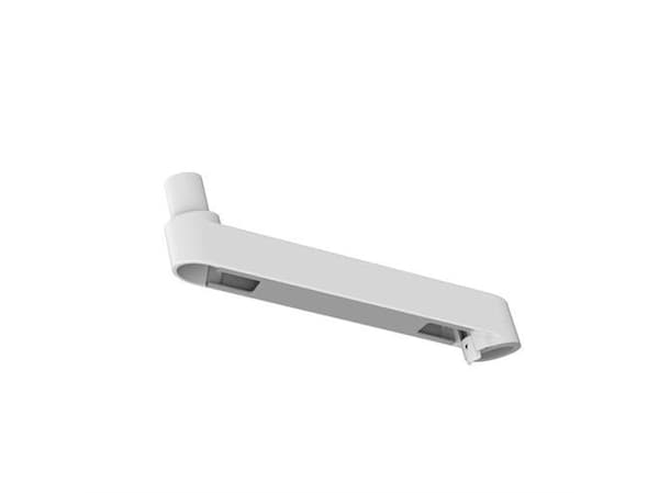 Ergotron LX Pro - Monteringskomponent (9"-forlengelsesarm) - aluminium - hvit - monitorarm, kan monteres på tastaturbrett - for P/N: 45-683-290, 45-6