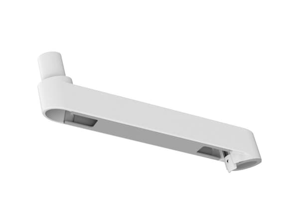 Ergotron LX Pro - Monteringskomponent (9"-forlengelsesarm) - aluminium - hvit - monitorarm, kan monteres på tastaturbrett - for P/N: 45-683-290, 45-6