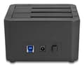 Miniatyrbilde 3 av 5: Delock USB-dokkingstasjon for 3 x SATA HDD / SSD med 1:2 klonefunksjon