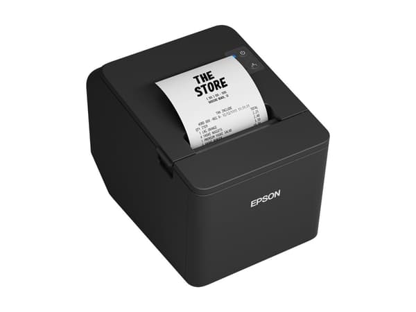 Epson TM T20 - Kvittoskrivare - dubbelfärgad (monokrom) - 9 pin - kniv