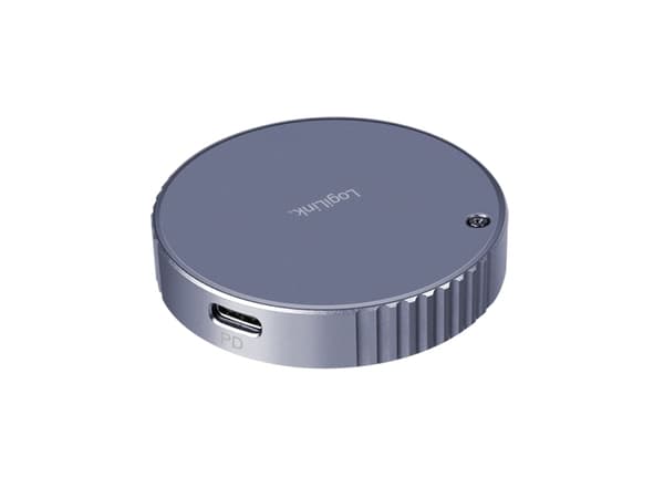 LogiLink UA0438, SSD-kabinett, M.2, M.2, USB-tilkobling, Grå