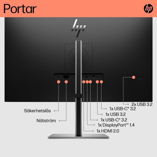 HP E32k G5 4K USB-C skärm