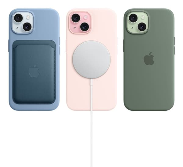 Apple iPhone 15 15,5 cm (6.1") Dubbla SIM-kort iOS 17 5G USB Type-C 128 GB Blå